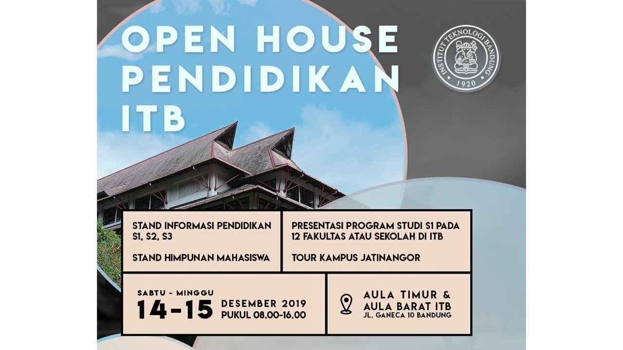 Open House Pendidikan  ITB 2019 - Fakultas Teknik Mesin dan Dirgantara