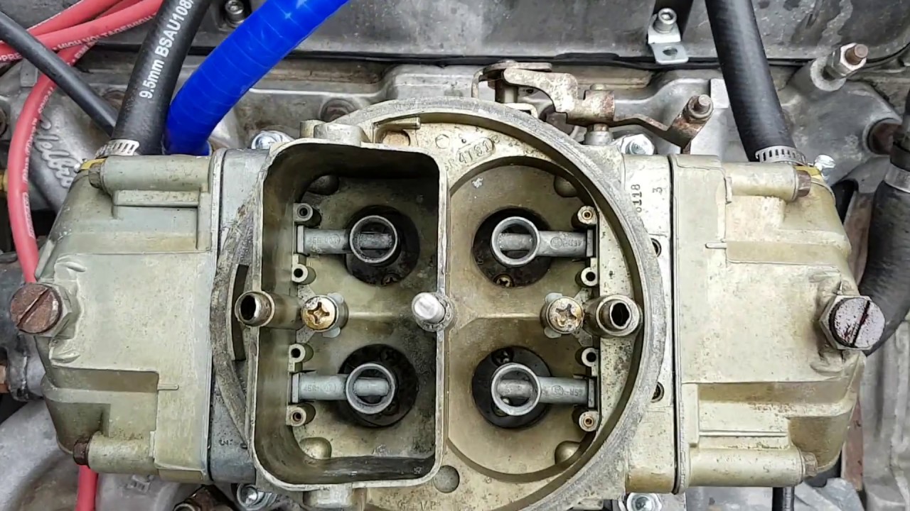 Holley 390 DOUBLE PUMPER competition carb' 1st test on TVR 400se motor