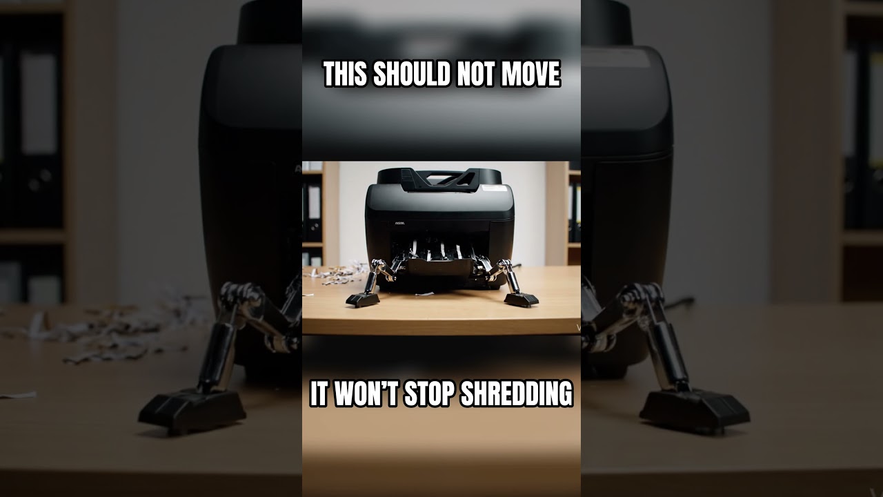 Why Is The Paper Shredder Running???