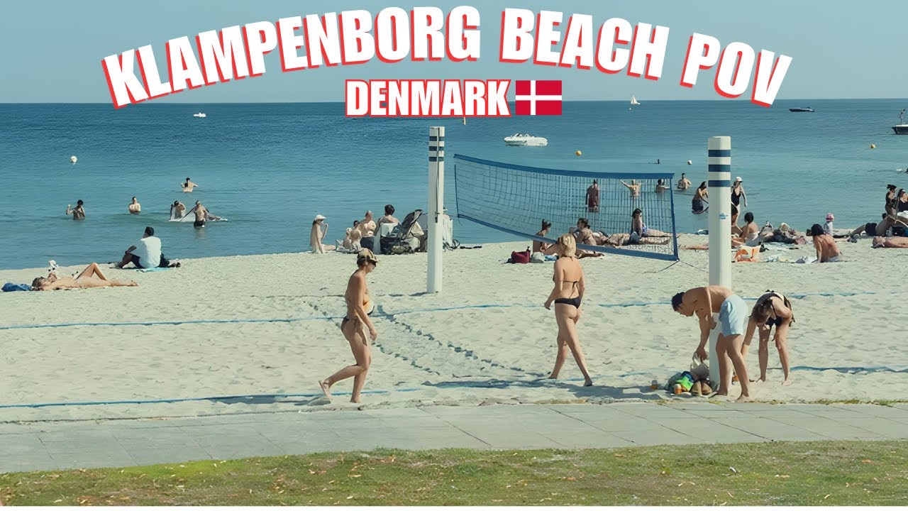 Klampeborg Beach Walk | Denmark POV 4K | Relaxing Coastal Walk