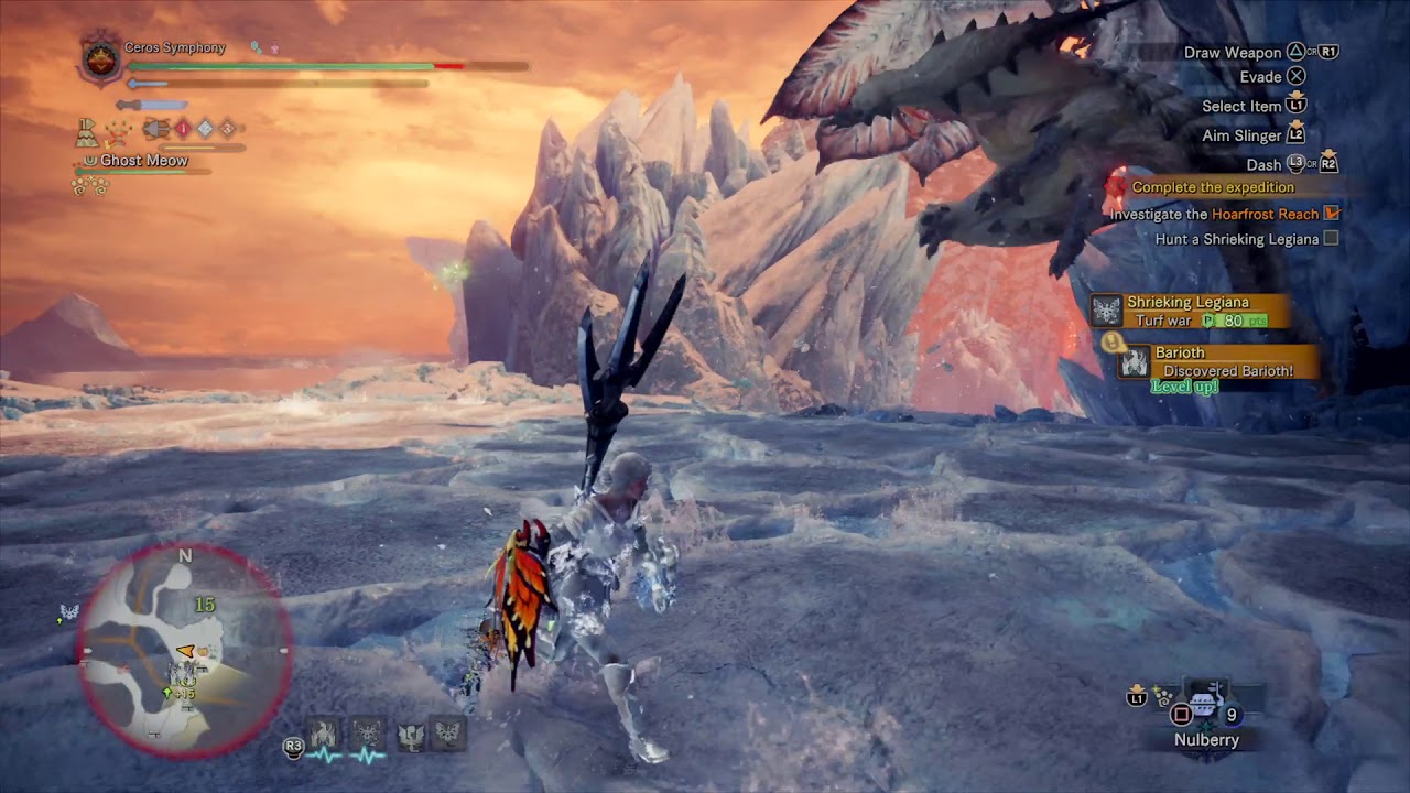 MHW Iceborne Turf Wars - Shrieking Legiana vs Barioth