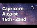 CAPRICORN - TAKING ADVANTAGE of this HUGE OPPORTUNITY! AMAZING! August 16th - 22nd Tarot Reading