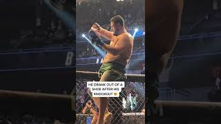 Celebrity TAI TUIVASA DRINKING OUT OF A SHOE AFTER HIS KNOCKOUT 👟  | #shorts Profile