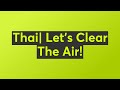 Thai lets clear the air jaguar wright calls