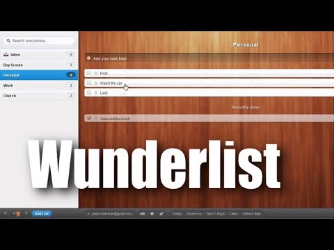 wunderlist task wunderlist task
