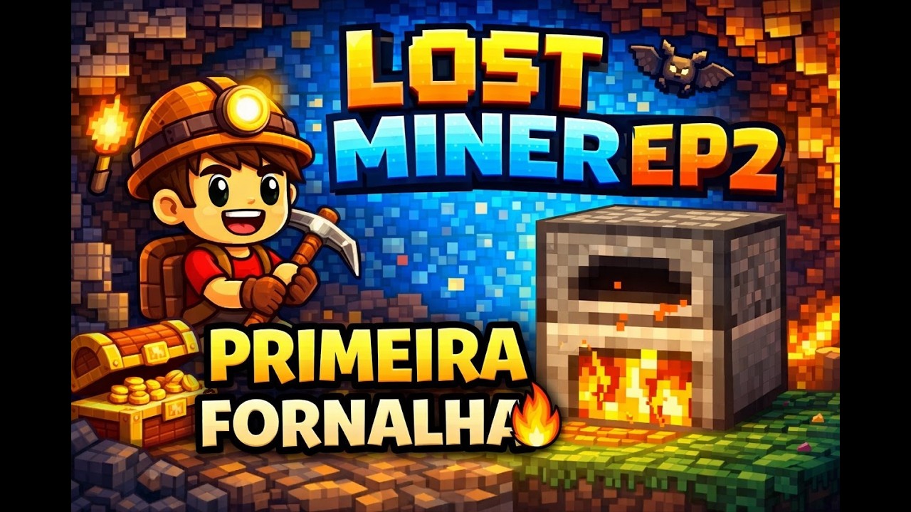Lost Miner EP2: Construí Minha Primeira Fornalha 🔥