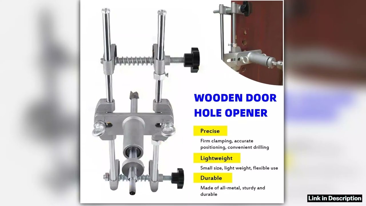 Slotter Mortising Template Jig Wooden Door Lock Hole Opener Slotting Machine Mortiser Kit for