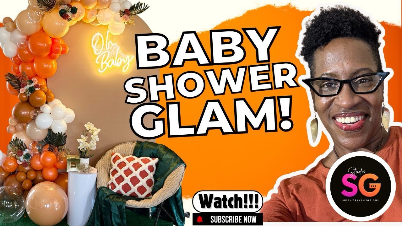 Как создать гирлянду из воздушных шаров в ржаво-оранжевых и телесных тонах + фон для Кьяры | Учеб...