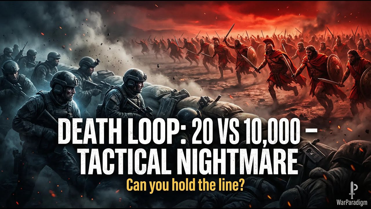 20 современных солдат против 10 000 спартанцев: тактический кошмар.