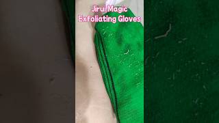 Jirui Magic Exfoliating Gloves for Full Body Scrub Dead Skin Remover #shower #bathing #exfoliating