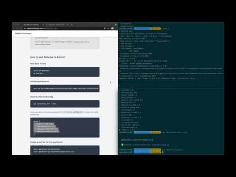 Add Tailwind 2 to Rails 6.1