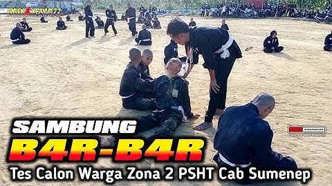 Sambung B4R-B4R, Tes Warga Zona 2 PSHT Cabang Sumenep