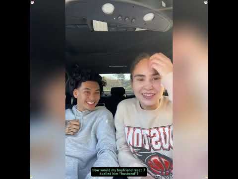 How would my boyfriend react if I called him husband#fyp#relationships #couplesgoals #cute #funny