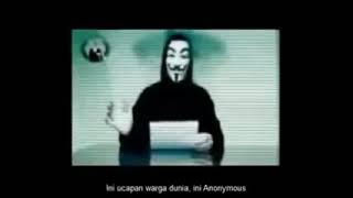 Hacker anonymous bela Palestina
