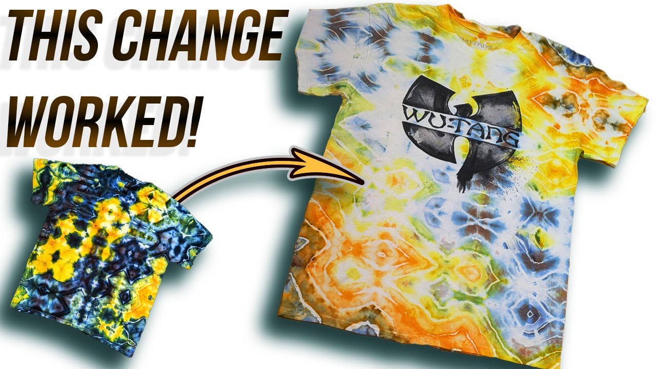 Футболка Ice Dye GLITCH Concert Tee. Как дополнить существующий дизайн за 3 простых шага!