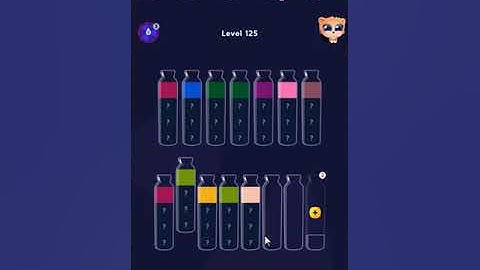 Get Color  -  Water Sort Puzzle level 125 | Mobile Games