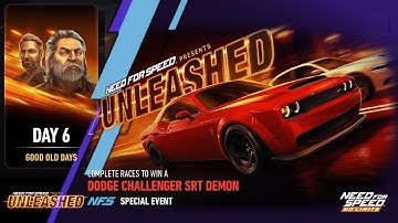 4:3 | 2018 Dodge Challenger SRT Demon | Day 6  GOOD OLD DAYS | NFS No Limits: Unleashed