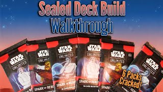 How to build a Sealed Format Star Wars Unlimited Deck