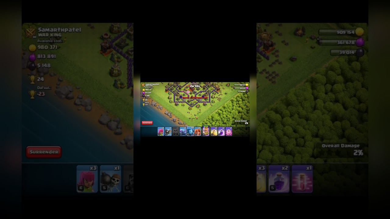 Attack gone wrong but still won 