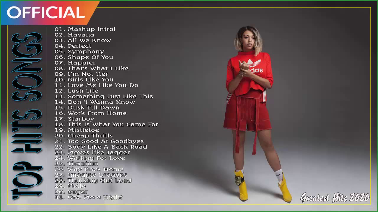 Rihanna, Katy Perry, Maroon 5, Bruno mars, Ed Sheeran, Charlie Puth