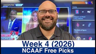 NCAAF Picks (Week 4) 2026 College Football Predictions & CFB Free Sports Betting Plays - Vegas Lines