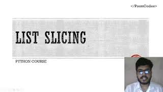List Slicing | Python | PremCodes