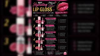Best hydrated lip gloss  best quality products for lips 