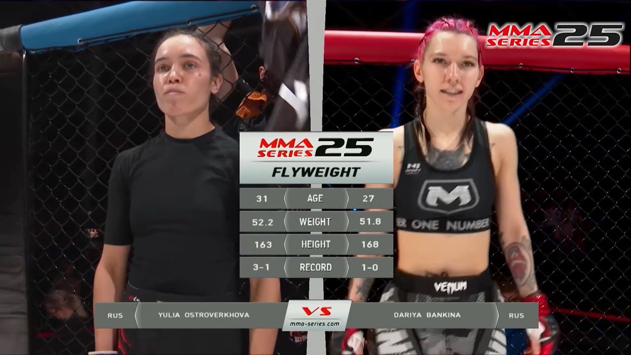 ММА Серия-25: Шторм - Юлия Островерхова (Россия) - Дарья Банкина (Россия) - Хайлайт