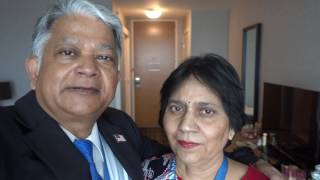 Aruna \u0026 Hari Sharma Rm 744 Colonnade after Conclusion of 183rd AAAS Mtg, Boston, Feb 19, 2017