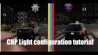 Flashing Lights CHP light pattern tutorial using new light customization!