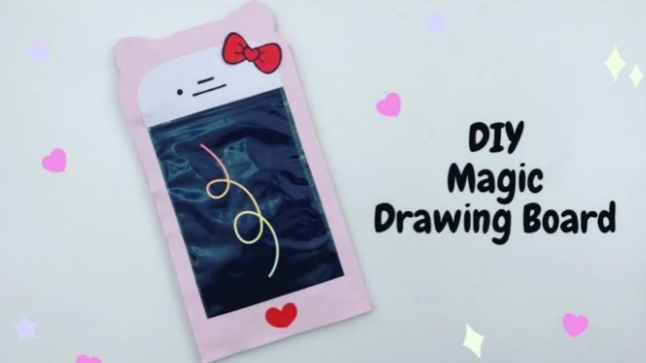 DIY Magic Drawing Board How to make paper magic drawing board Craft Ideas