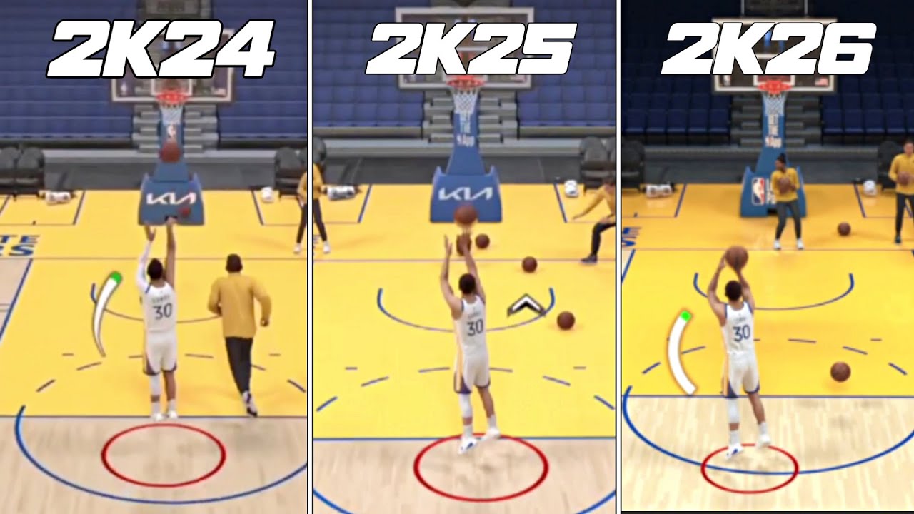 NBA 2K26 VS NBA 2K25 VS NBA 2K24 Comparison (Graphics, Gameplay and more) The Mid Point of Next GEN