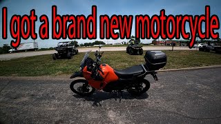 I got a brand new 2022 kawasaki klr 650