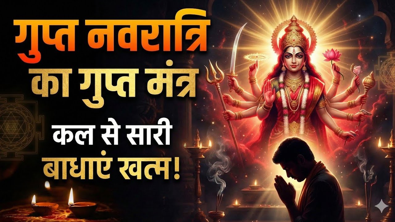 कल से शुरू! Gupt Navratri 2026: बस यह 1 गुप्त मंत्र और सारी बाधाएं खत्म (100% Results)