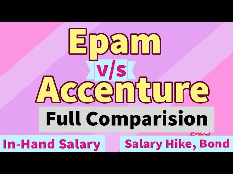 Epam vs Accenture | Accenture or Epam | Comparision between Epam and Accenture | Epam inhand salary