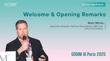 【GOSIM AI Paris 2025】Matt White: Welcome & Opening Remarks