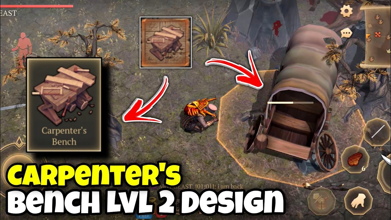 Grim Soul Carpenter's Bench Design level 2 || Broken Cart - YouTube