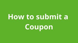 Submit Coupon - How to submit on CouponXoo
