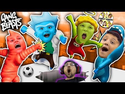 GANG BEASTS! Funny Punching Game! (FGTEEV Family Multiplayer)
