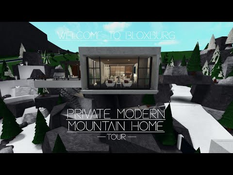 Private Modern Mountain Home Tour Roblox Welcome To Bloxburg Youtube - videos matching roblox bloxburg aesthetic mountain home