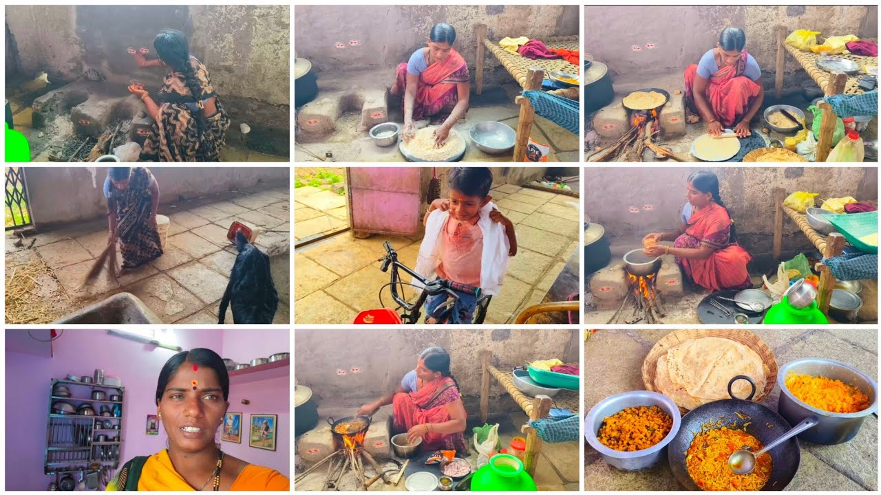 🏜️😱ಬಡ ರೈತರ ಮನೆಯ ಕೆಲಸ ನೋಡ್ರಿ \ಊರಿಗೆ ಹೋಗೋಕೆ ಎಷ್ಟೆಲ್ಲಾ ಅಡುಗೆ ಮಾಡಿದ್ದೇನೆ