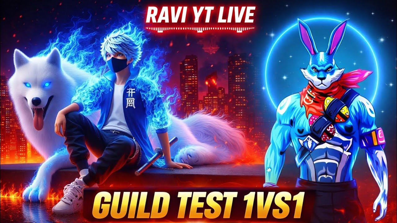 RAVI__YT__LIVE is live! GUILD TEST 1VS1