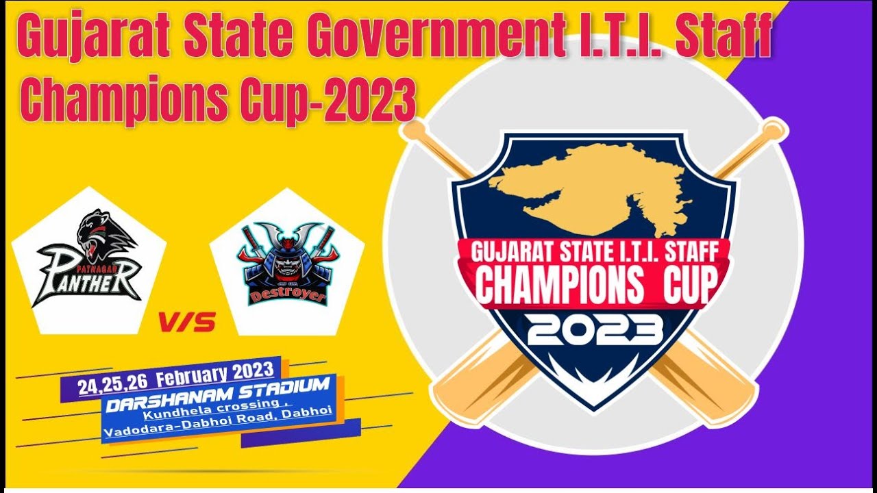 Patnagar Panthers vs Gj-02 Destroyer :Gujarat State ITI Staff Cricket Tournament-2023