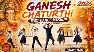 Ganesh Chaturthi Fast Dance Mashup 2026 | Best Dance For Ganesh Chaturthi | Hansh Mali Dance  screenshot 1