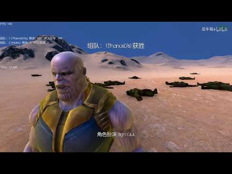 100个绿巨人浩克vs100个灭霸，谁会赢？ #09 史诗战争模拟器