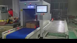 UHF RFID Single Box Tunnel Machine with Electric Jacking Transfer Device