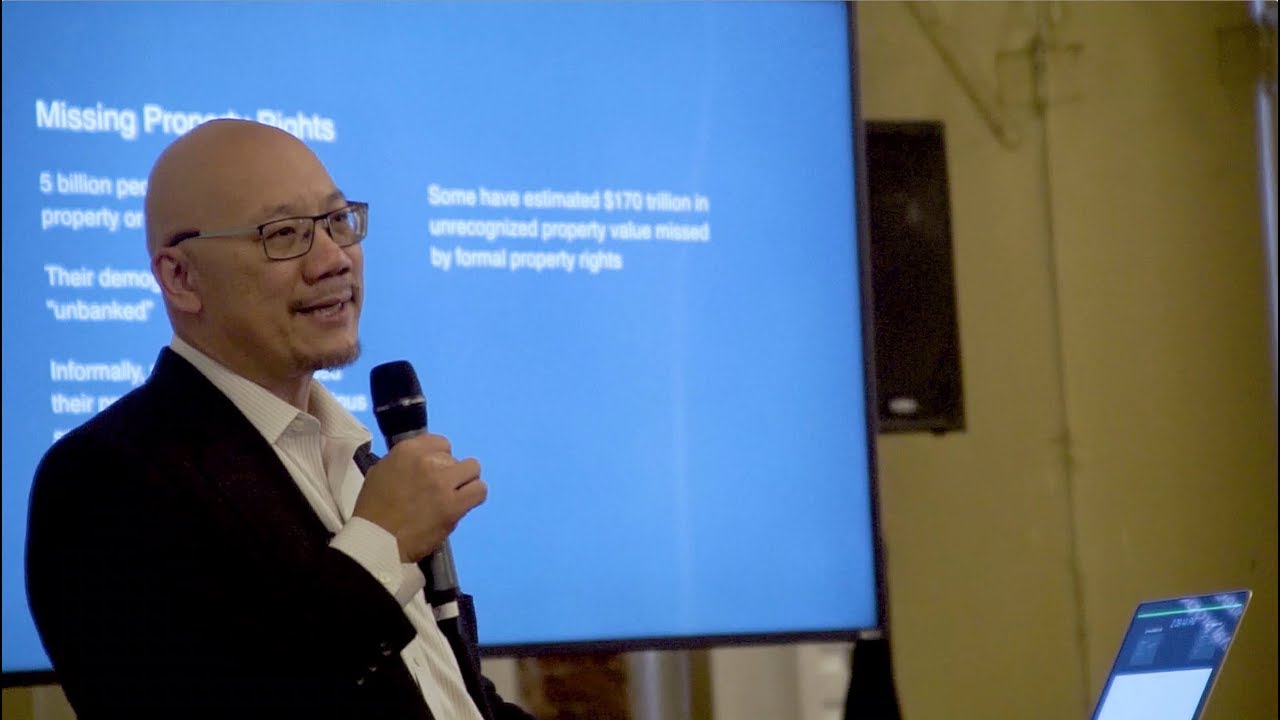 Overstock's Medici Land Governance, a property rights registry on OIP, Chris Chrysostom DWeb18 camera iphone 8 plus apk