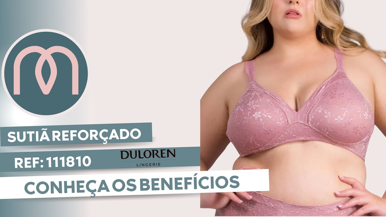 Sutiã de Sustentação Reforçado com Alças Largas Duloren 111810 Conforto Diário
