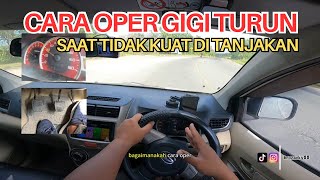 HOW TO DOWNSHIFT WHEN A MANUAL CAR STRUGGLES ON A HILL