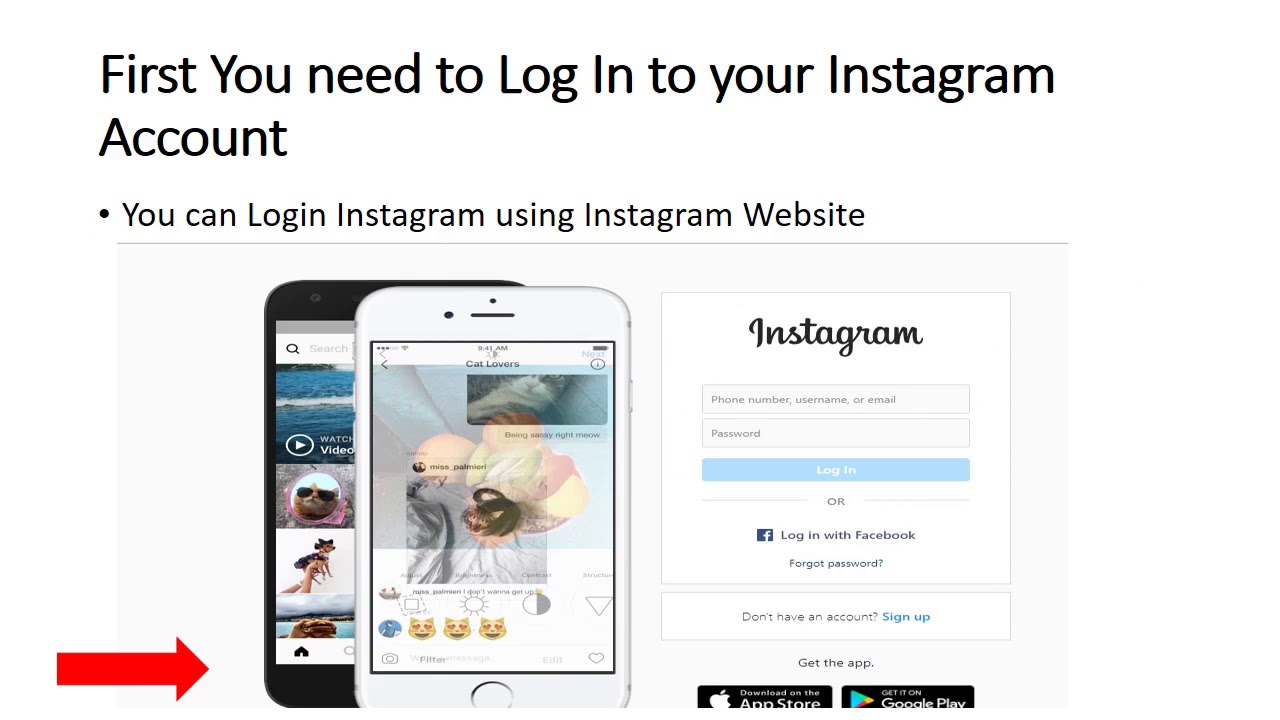 Can you use instagram on a laptop computer
